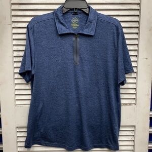 St John’s Bay Polo Shirt Blue size Medium